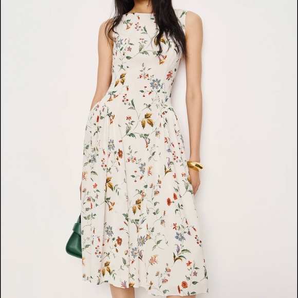 Reformation Anelis Dress Ivory - Size 2 - Picture 1 of 3